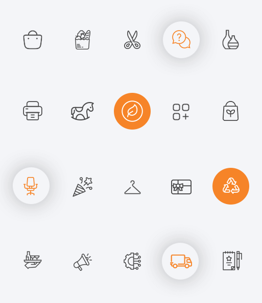 Compras Sustentables Galicia - Iconos