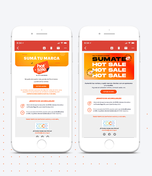 Hot Sale Argentina- Sitio Web Oficial - Email Marketing