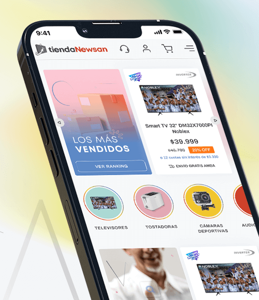 Tienda Newsan. Mobile